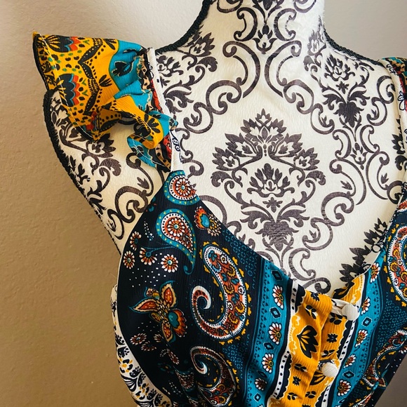 LEXI MORGAN Boho paisley maxi dress - Picture 3 of 9